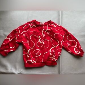 H&M Lunar New Year flower sweatshirt